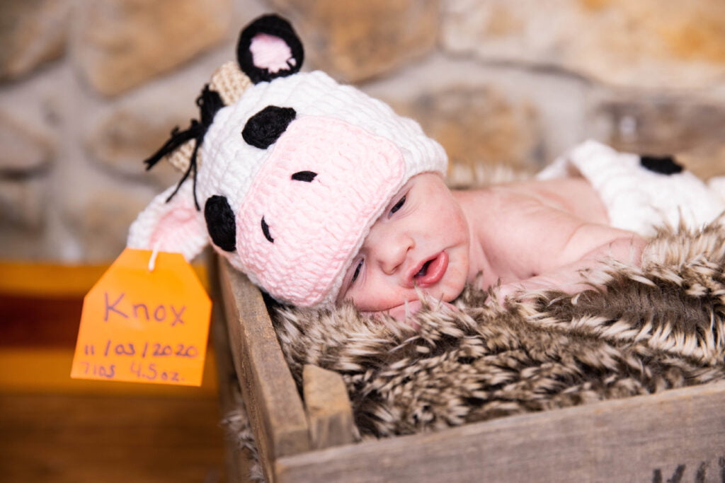 Michelle Konkle newborn pictures of son, Knox
