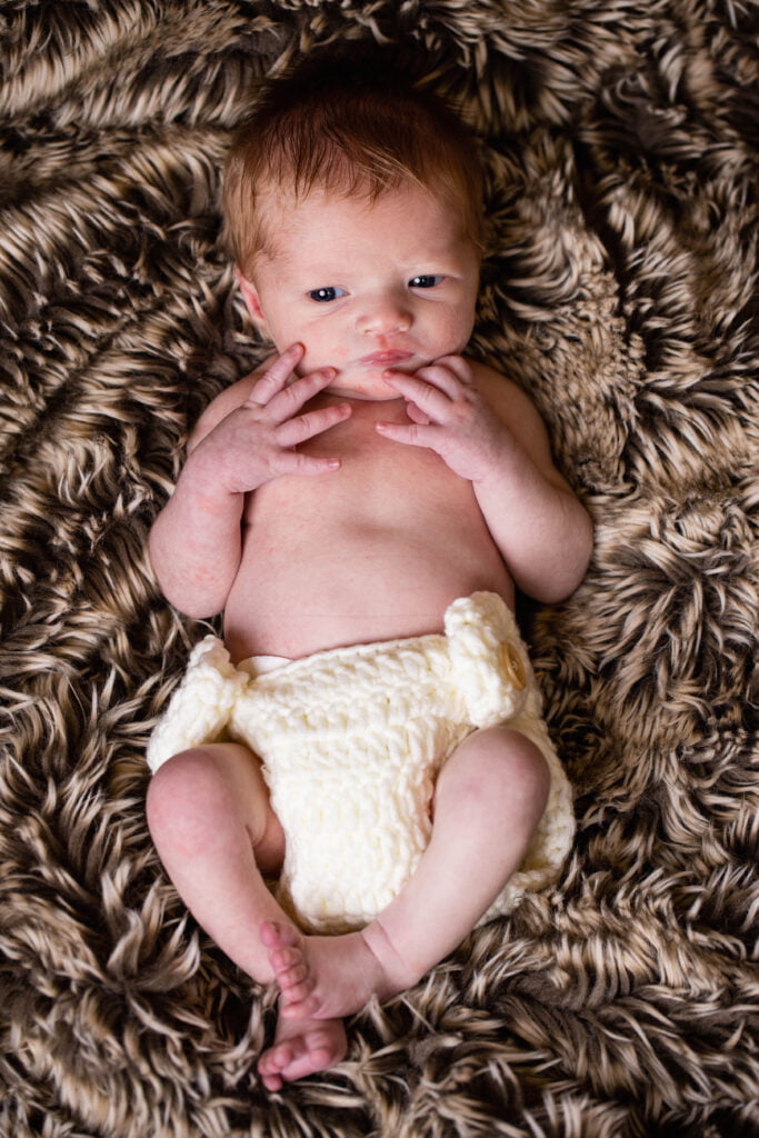 Michelle Konkle newborn baby picture